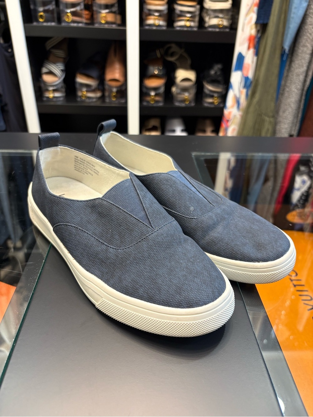 Kensie Slip-On Flats in Navy Blue